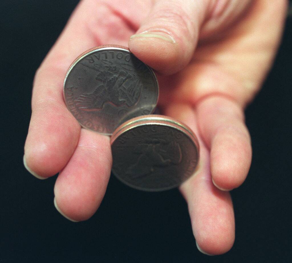Magic coin trick
