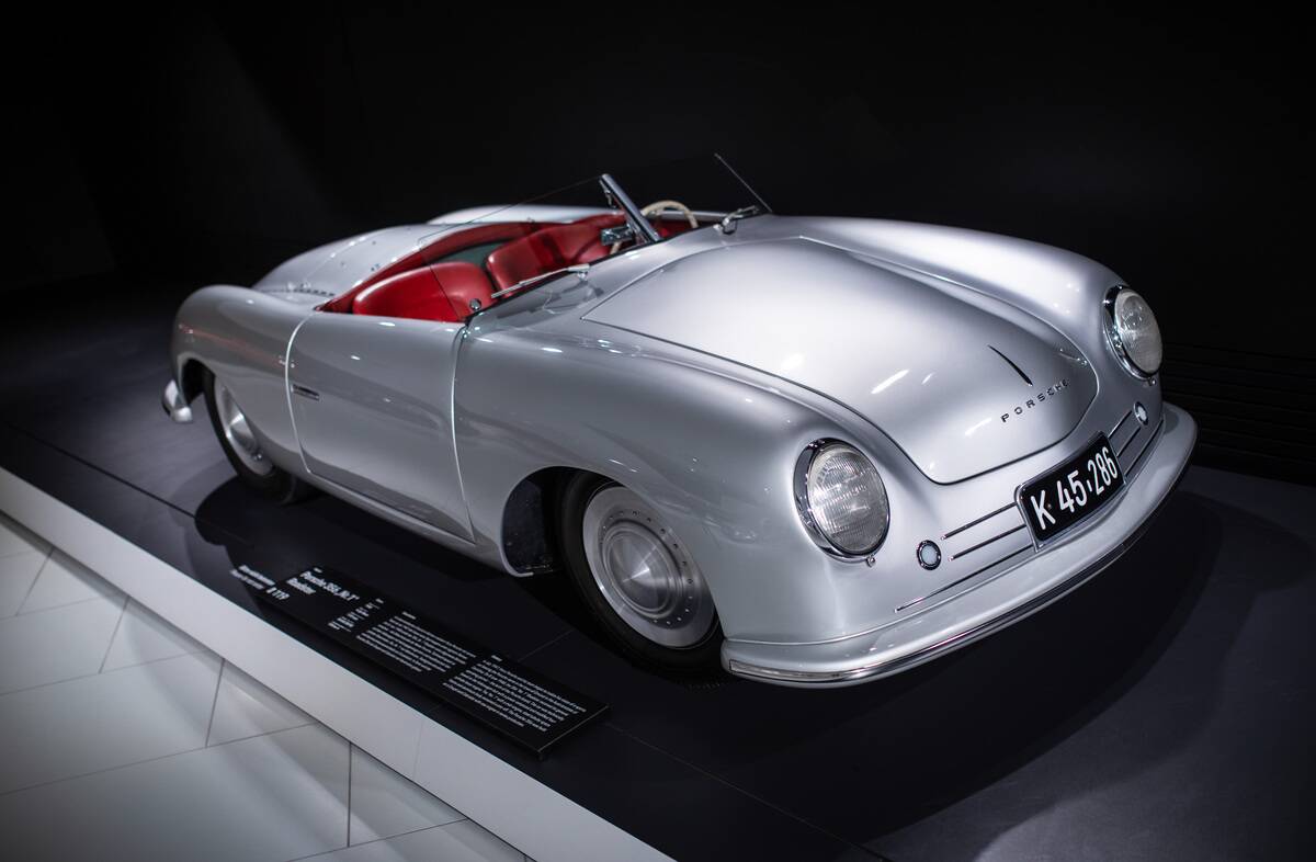 75 years Porsche sports car