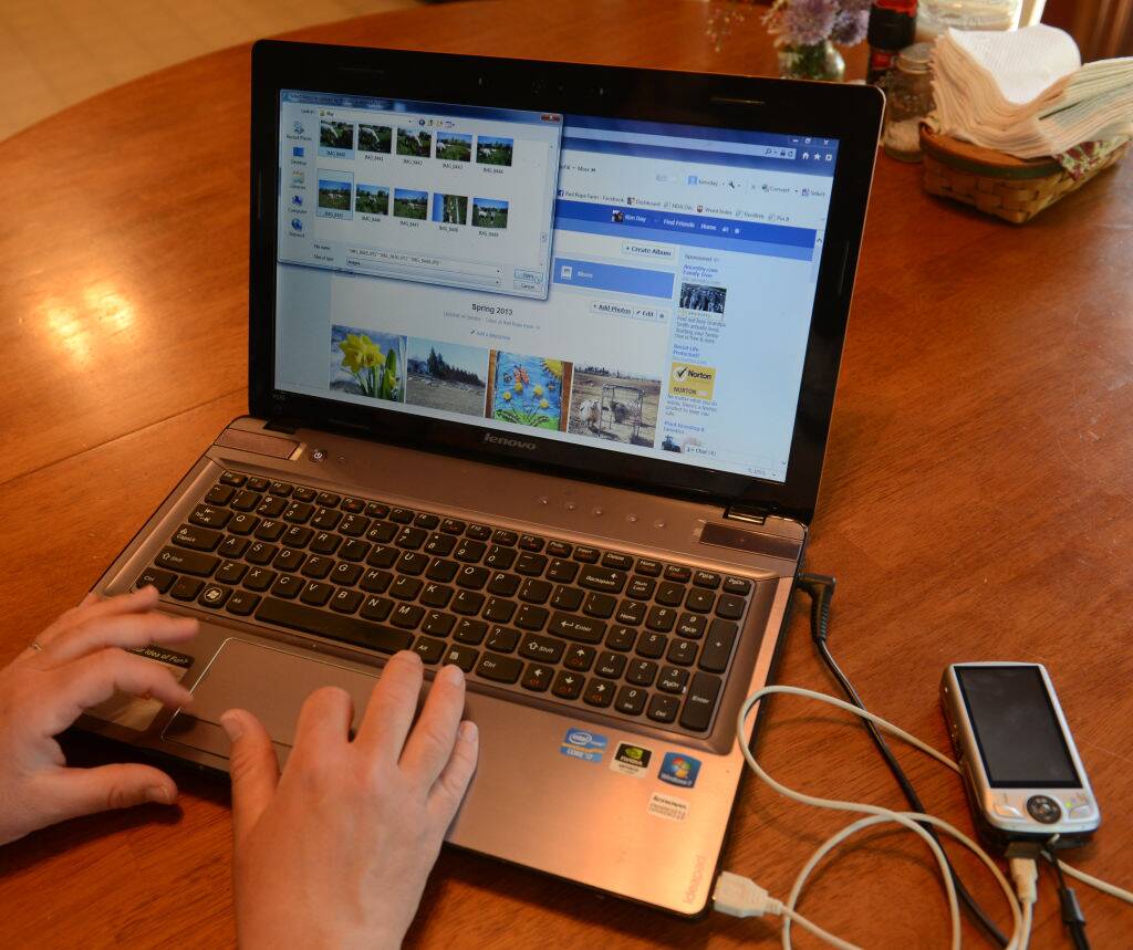 Posting on social media