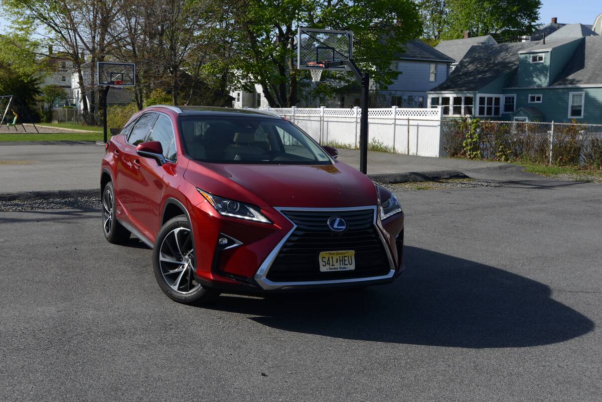 (Boston, Ma 052117) 2017 Lexus RX 450h 5 door hybrid SUV. Staff photo by Jim Mahoney