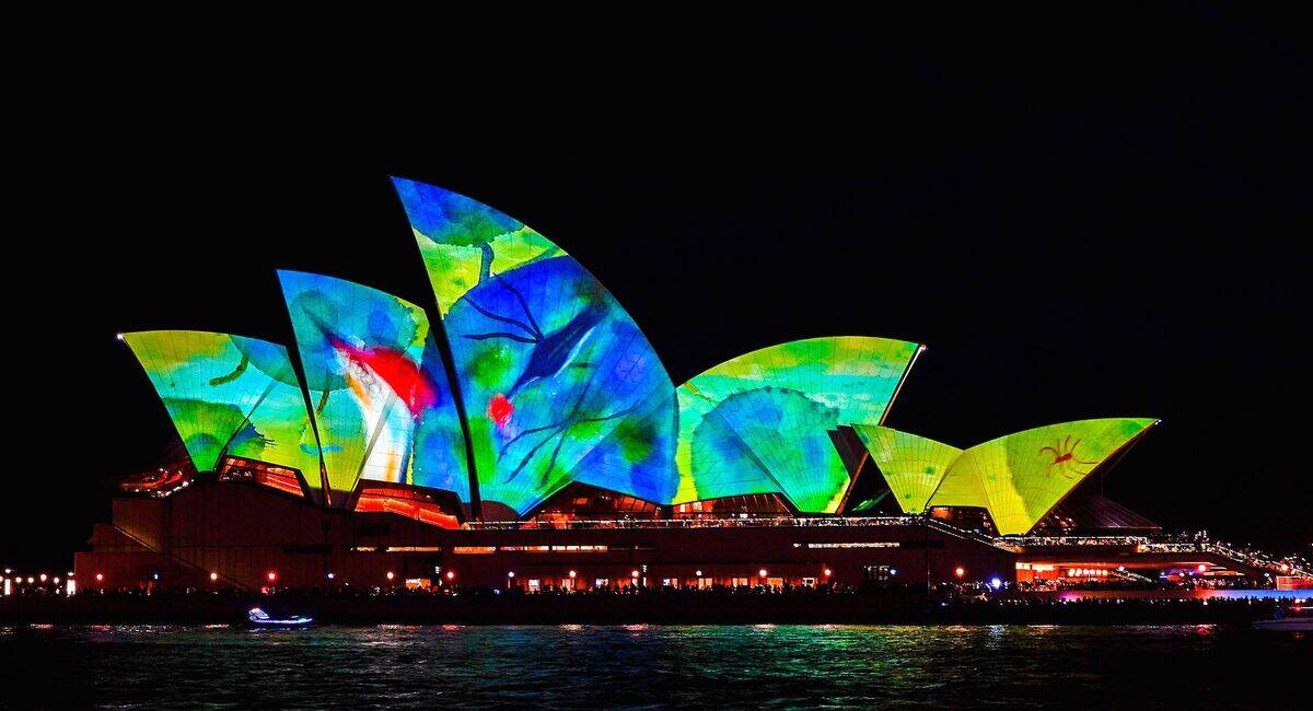 Light Show in Sydney