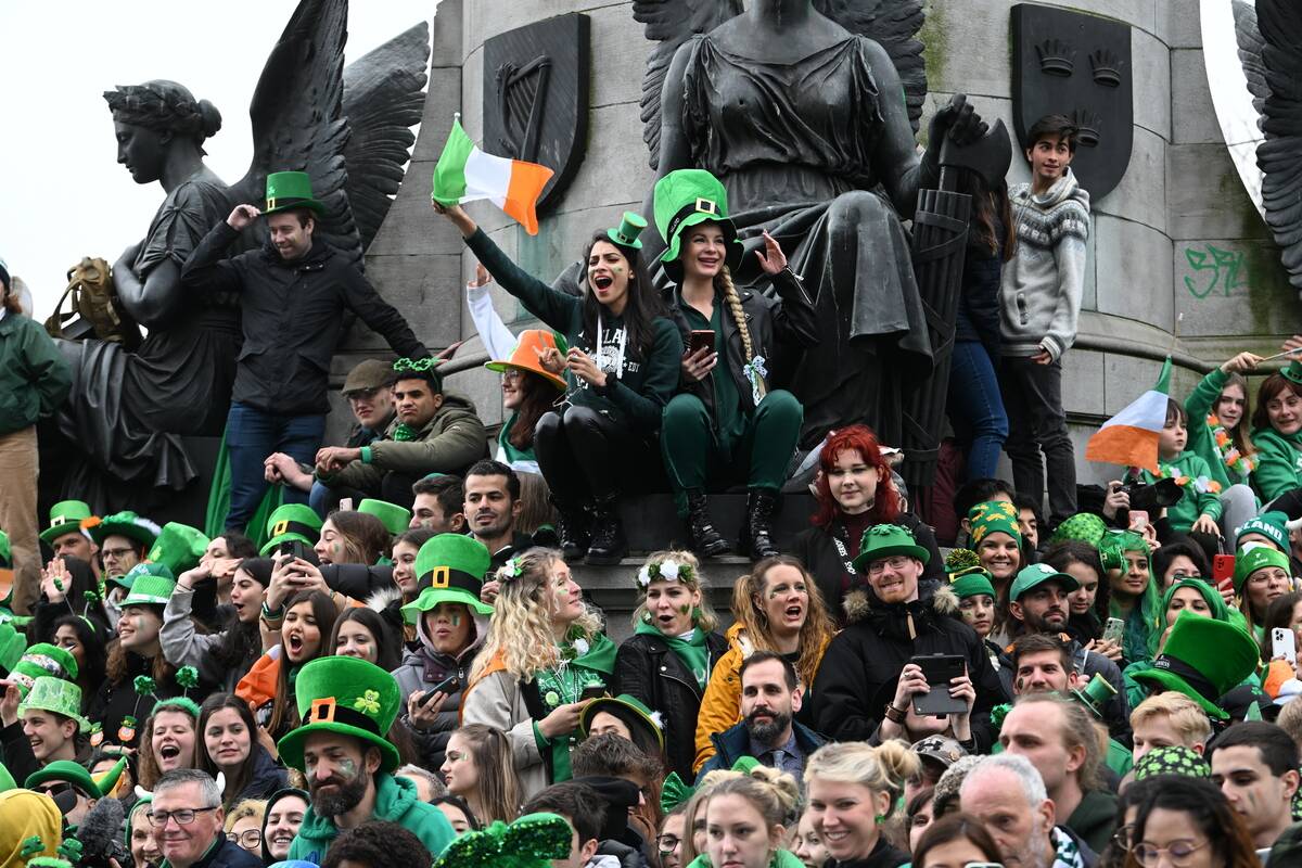 St Patrick's Day Is Celebrated In Dublin