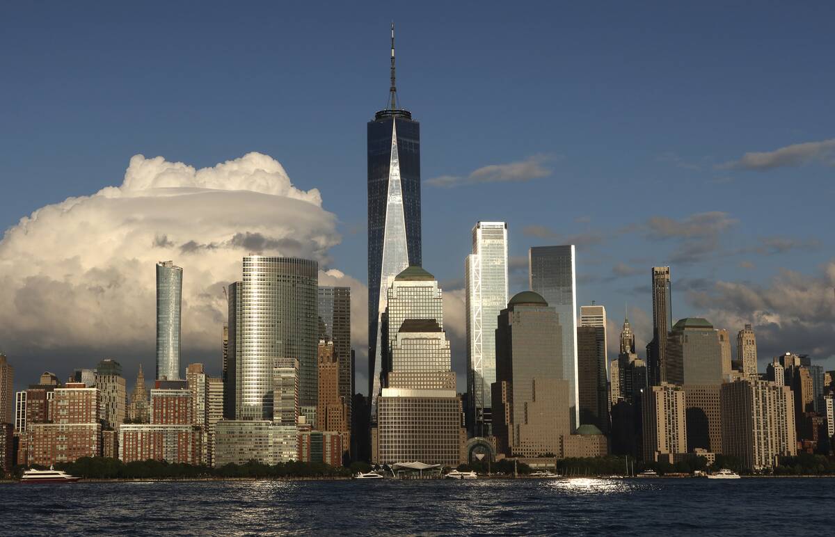 Sunset in New York City