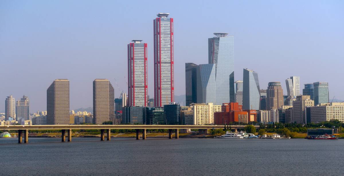 View across the Hangang River