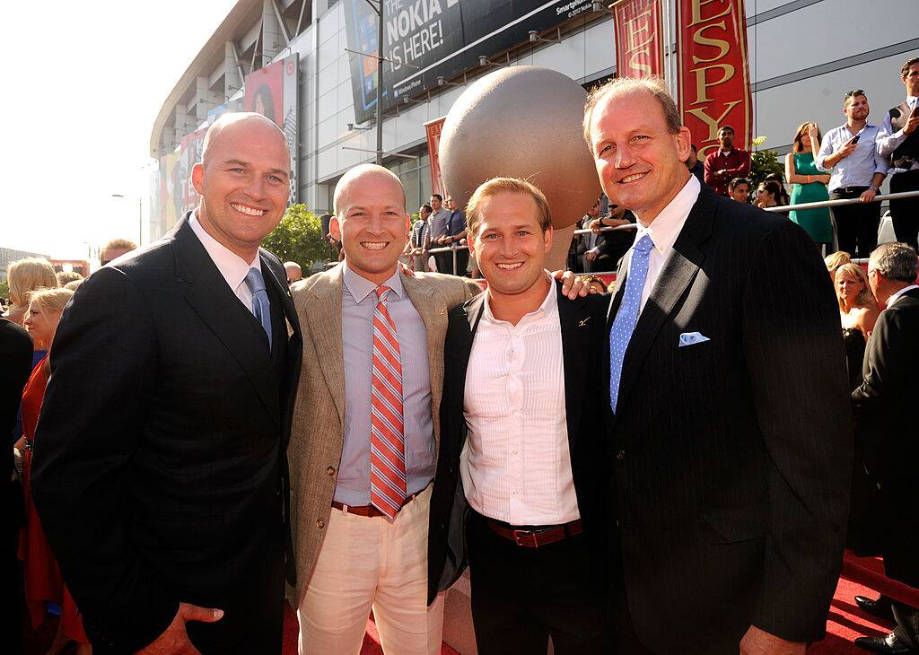Matt, Tim, Nathanael, and Don Hasselbeck