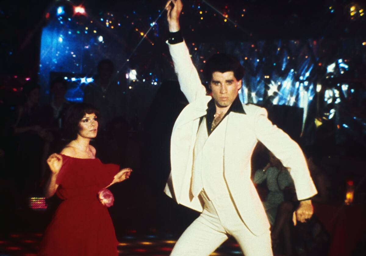 John Travolta Dancing in Saturday Night Fever