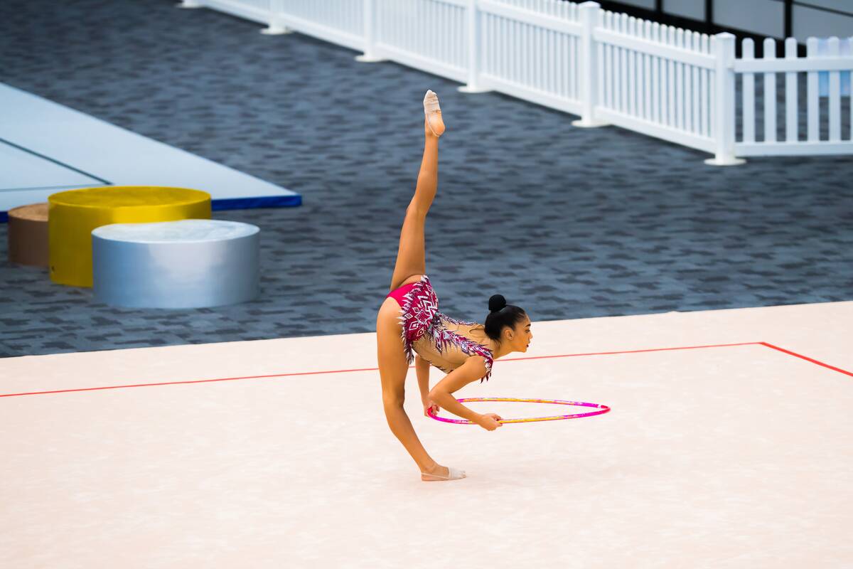 New Zealand Senior International Rhythmic Gymnast, Laylah...