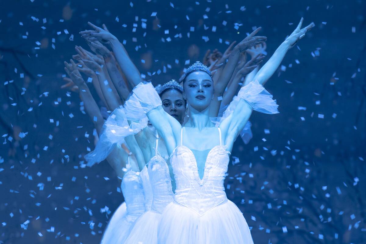 Rehearsal of ''Nutcracker'' ballet performance in Ankara