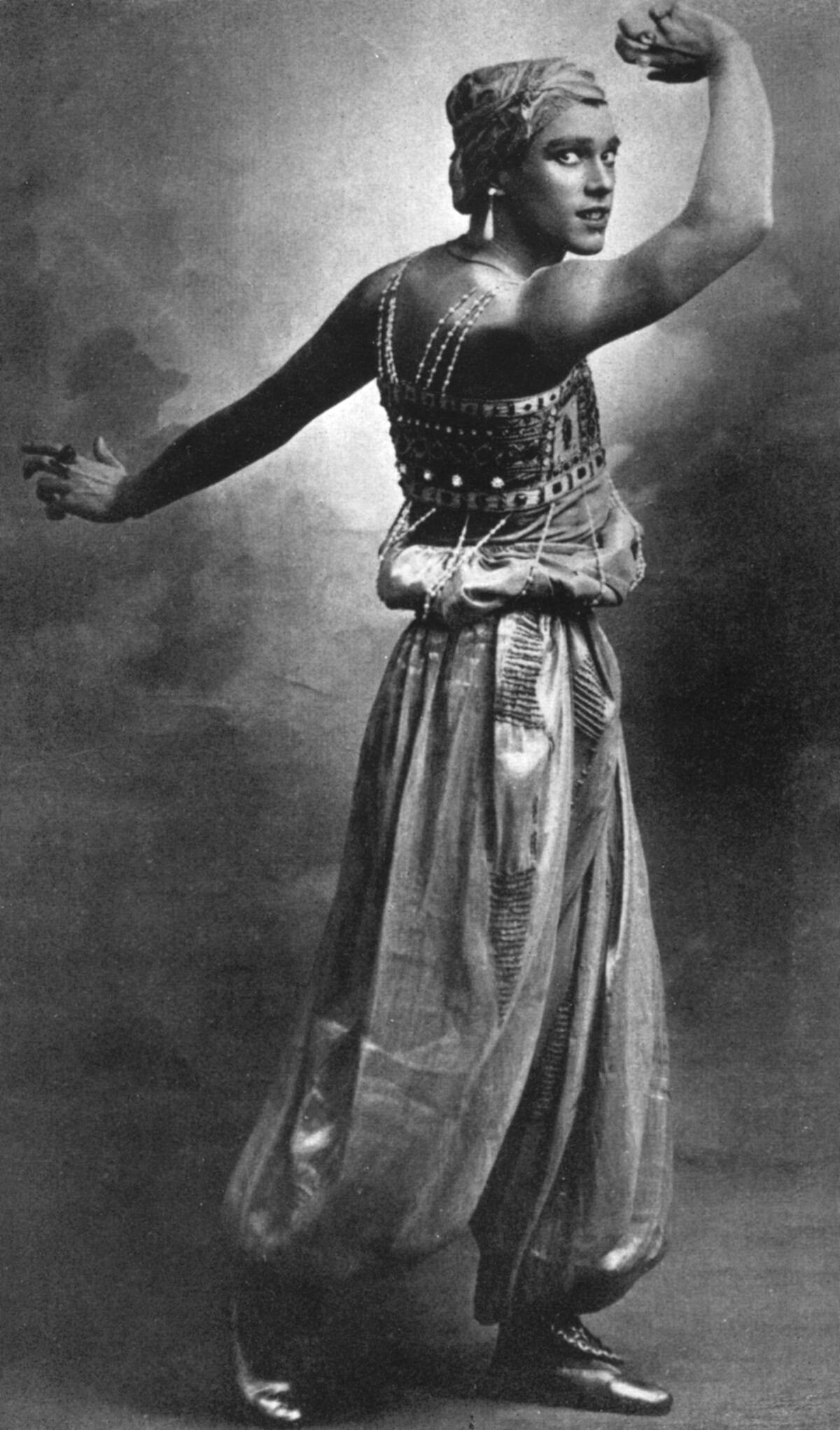Vaslav Nijinsky, Russian ballet dancer and choreographer.