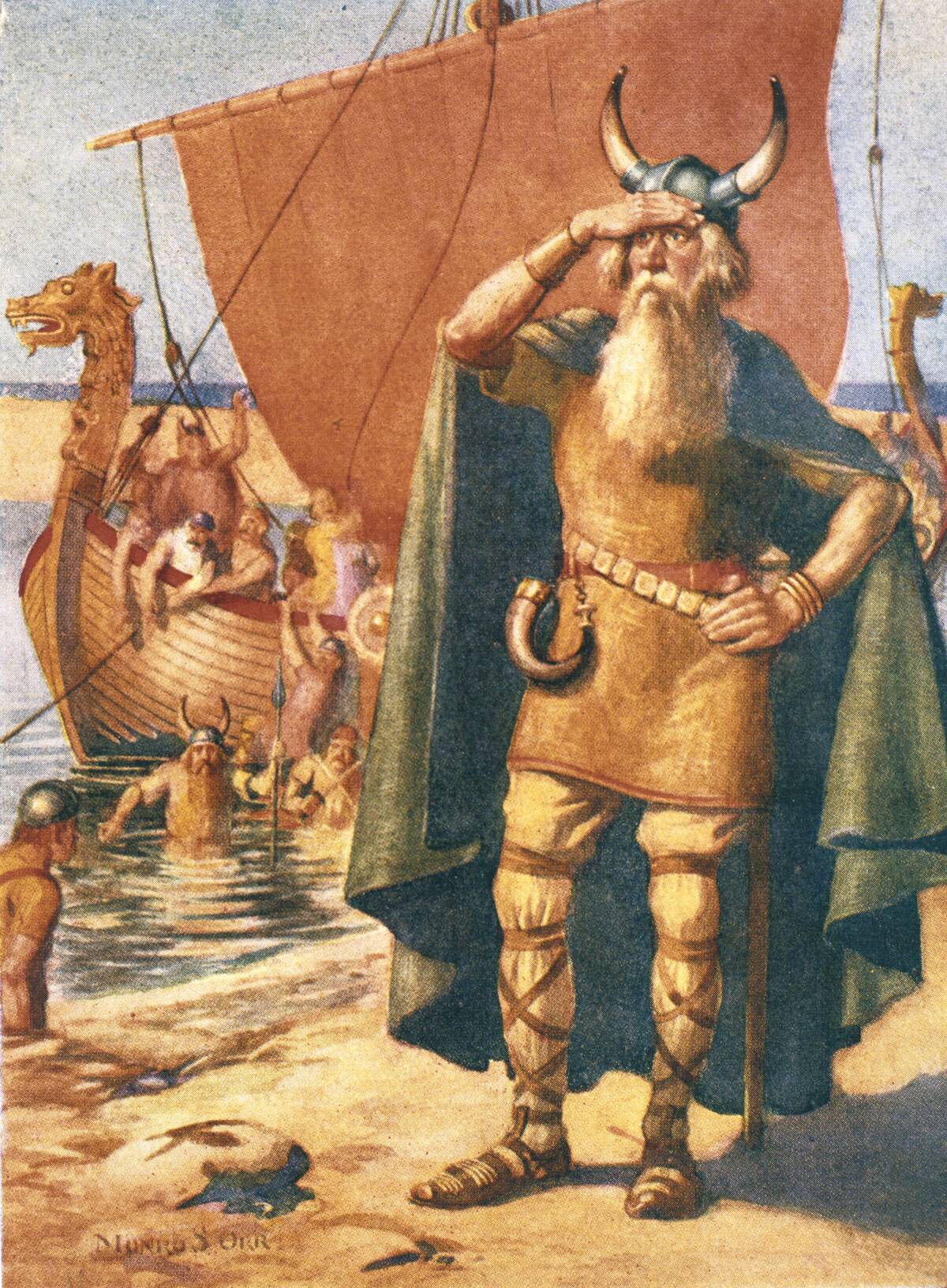 VIKING EXPLORERS LANDING...