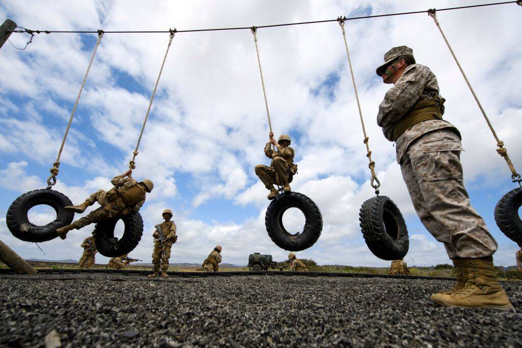 Military training