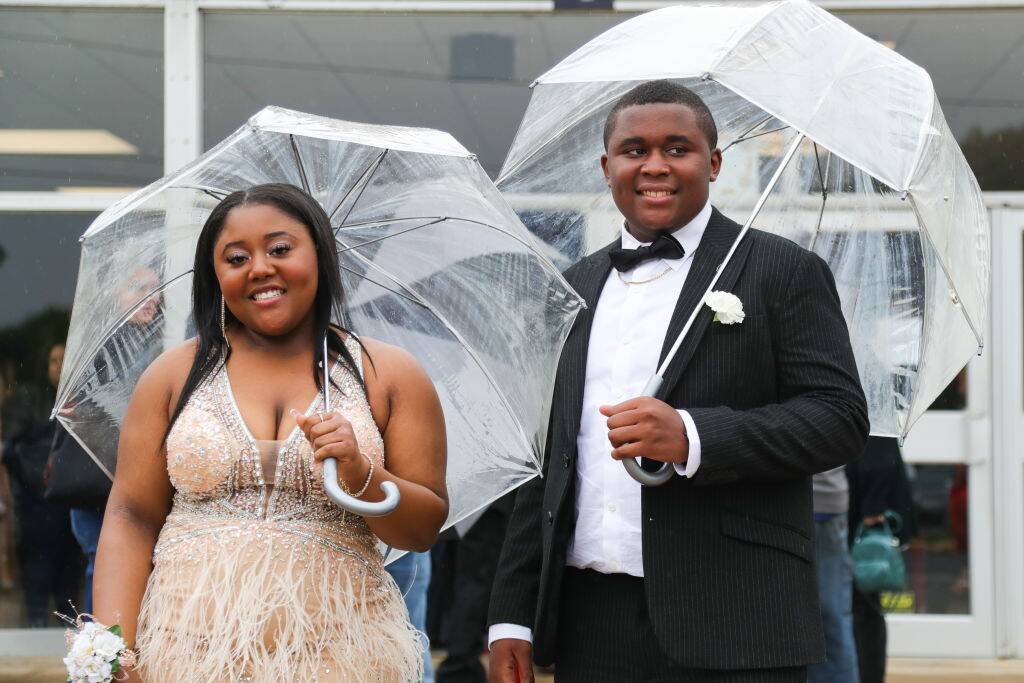 Prom students