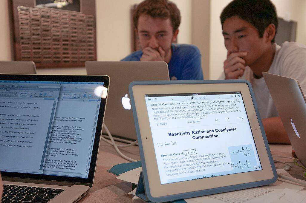 Studying students
