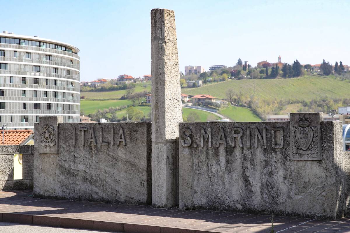 San Marino Italy Border