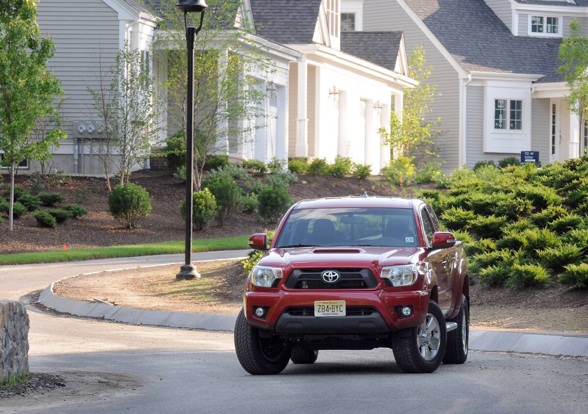 2012 Toyota Tacoma TRO Sport 4x4. Staff photo by Jim Mahoney