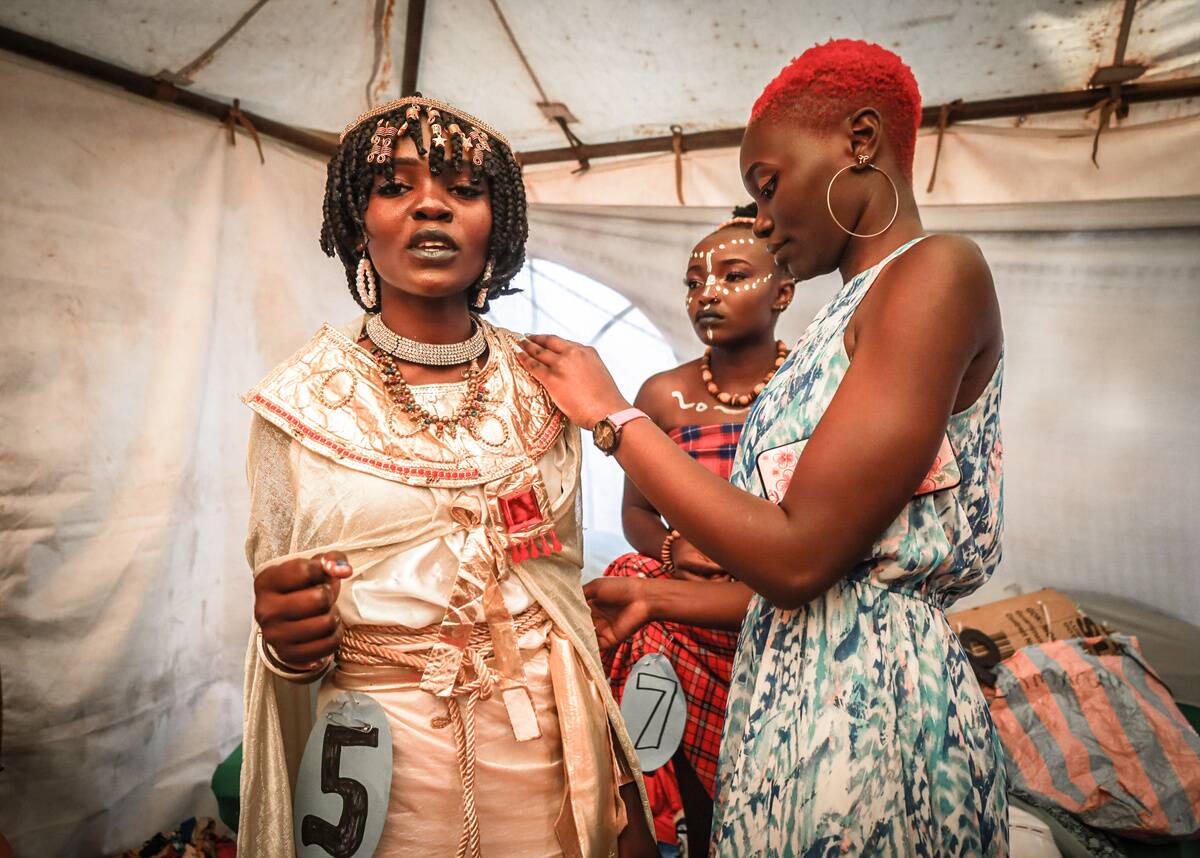 Modeling Fashion Contest in the Kibera Slums