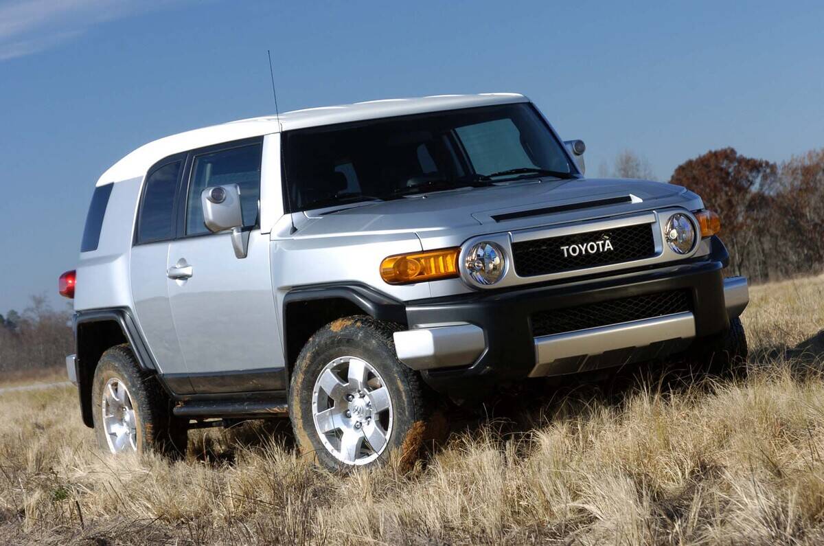 The new Toyota FJ Cruiser is shown Tuesday, December 13, 200