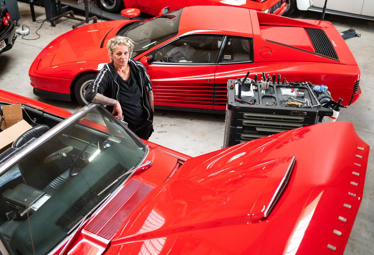 Classic car mechanic Tanja Trautmann