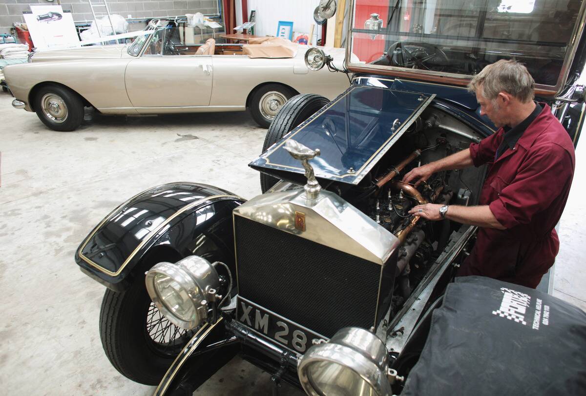 Staff Prepare For Summer Guests At The Haynes Motor Museum
