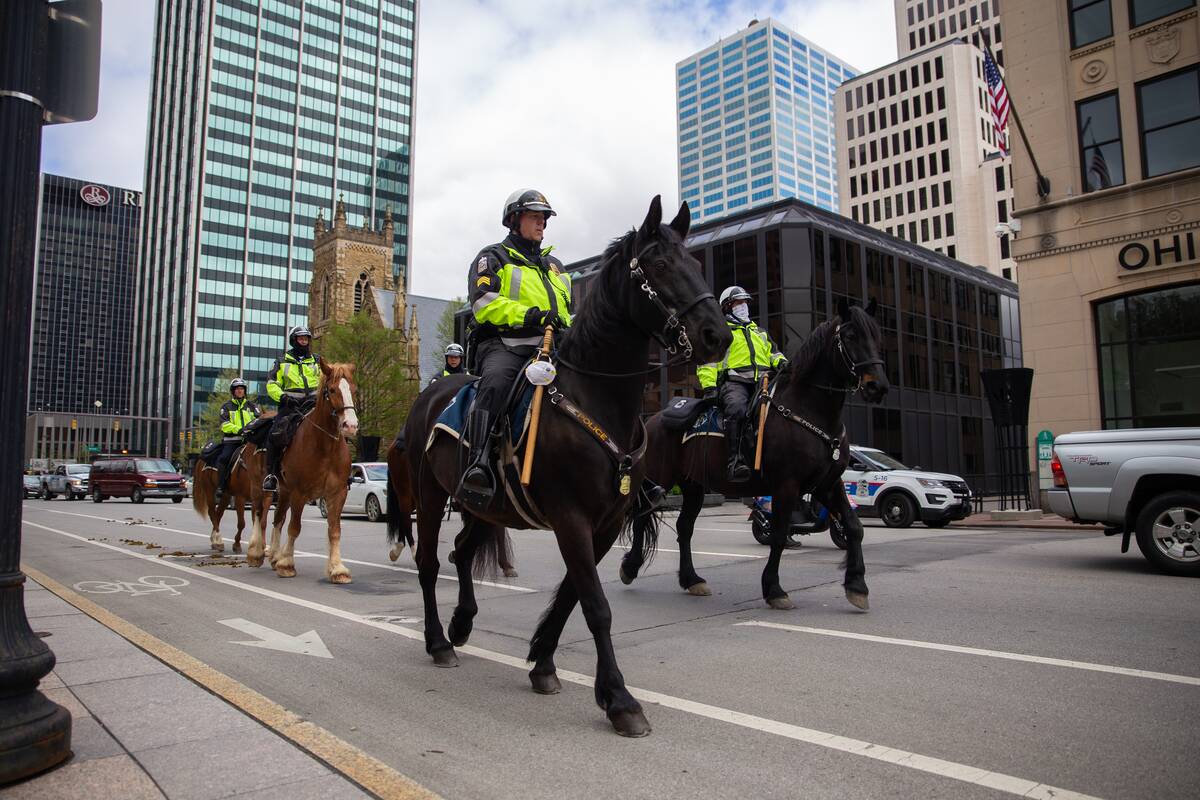 Protest outside the Ohio statehouse