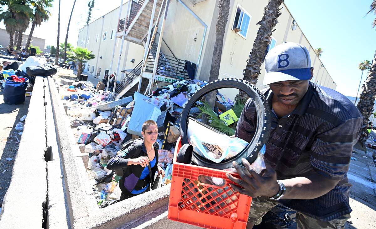 San Bernardino Clears Shuttered Crime-ridden Defunct Dorm Where Hundreds Have Been Living In Filth