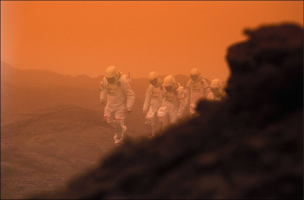 Ascent Of Mars Mountain In France In December, 2002.