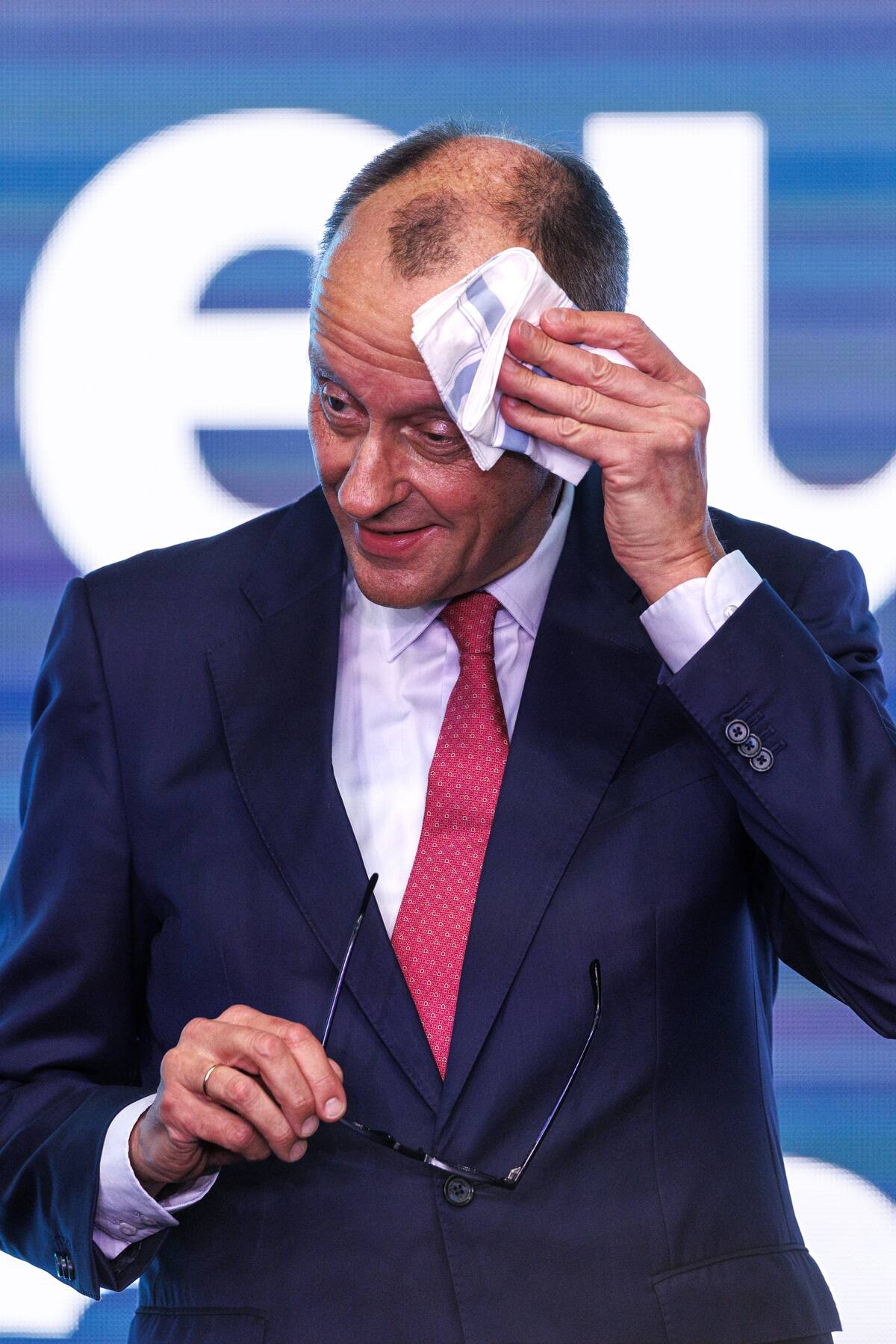 CDU election campaign with chancellor candidate Merz