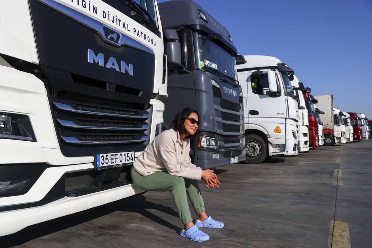 Woman truck driver travelled 60 thousand kilometres in 8 months