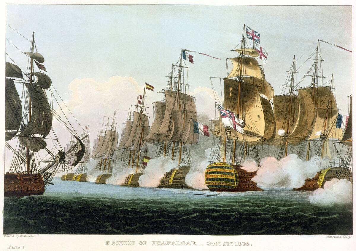 Battle Of Trafalgar October 21st 1805 (1816)