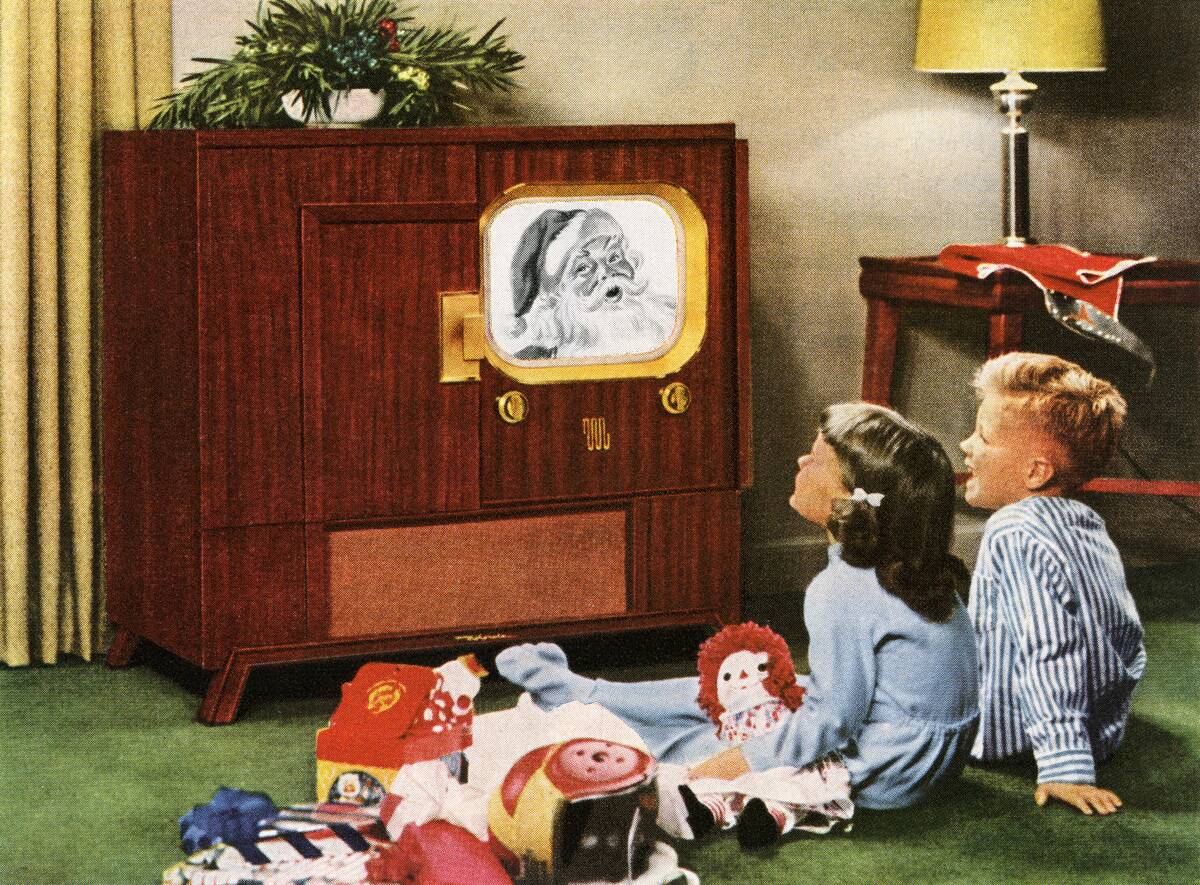 Children Watching Television