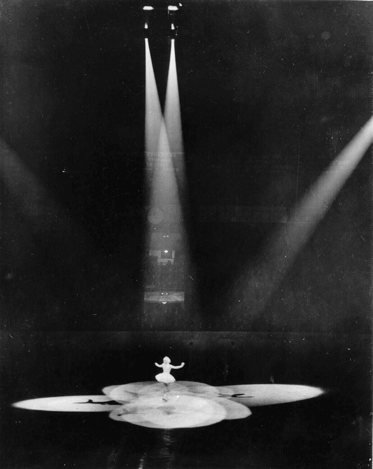 Ice Skater Sonja Henie in Madison Square Garden , New York, America, Photograph, Around 1935