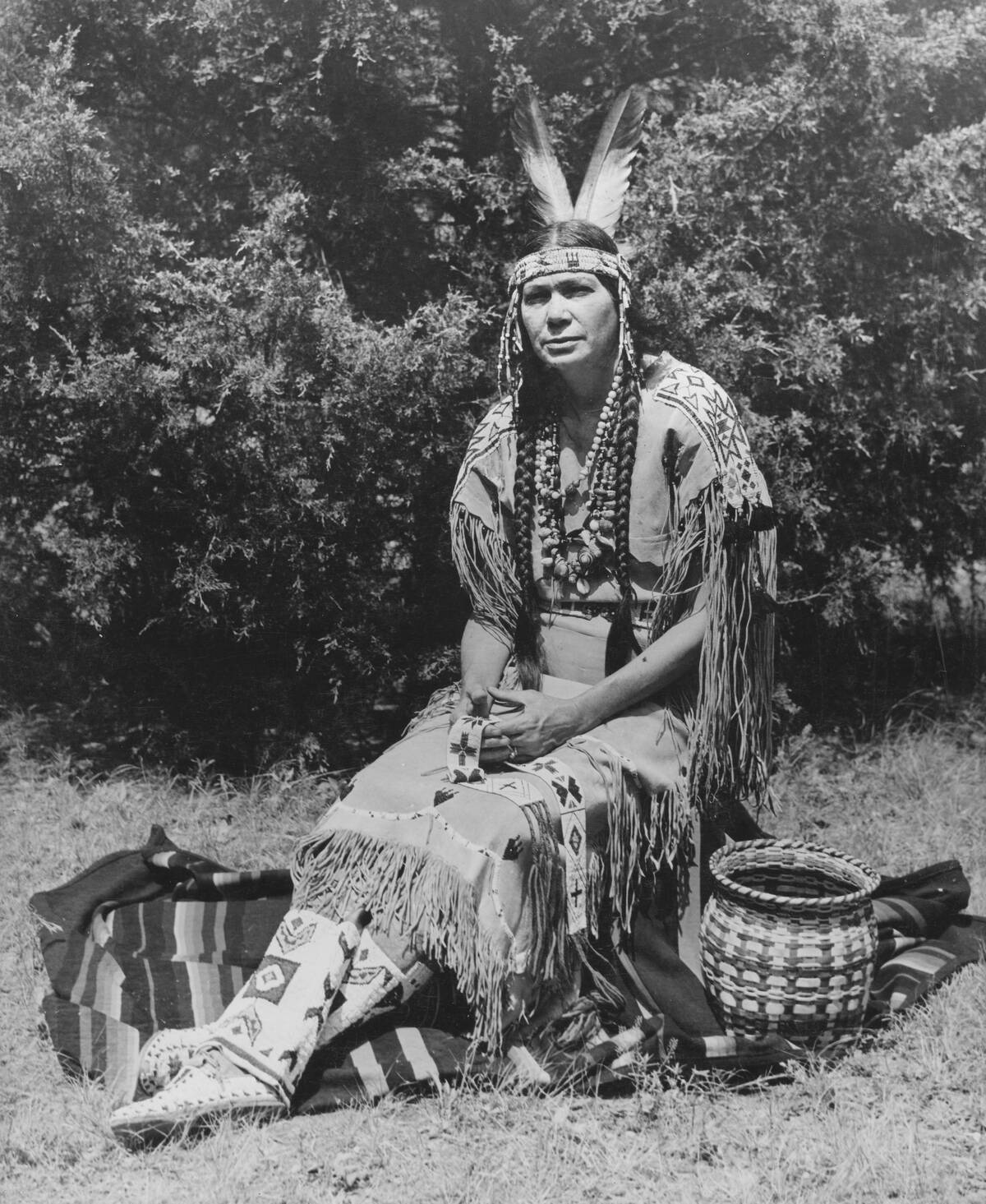 Native American Cherokee Princess Silver Heels