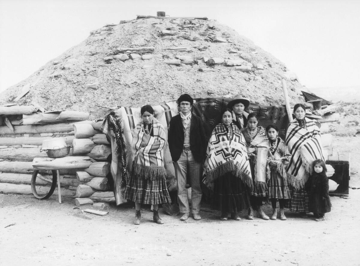 Navajo Indian Family