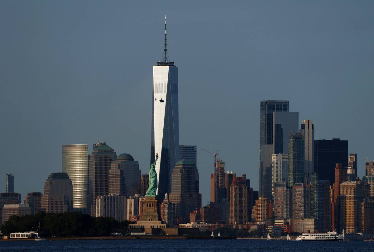 Sunset in New York City