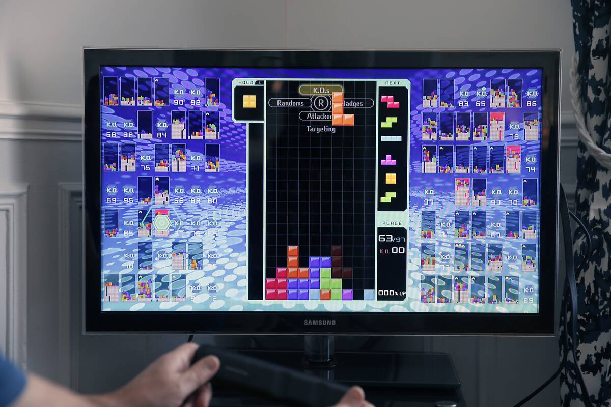 Tetris 99 Video Game: Illustration In Paris