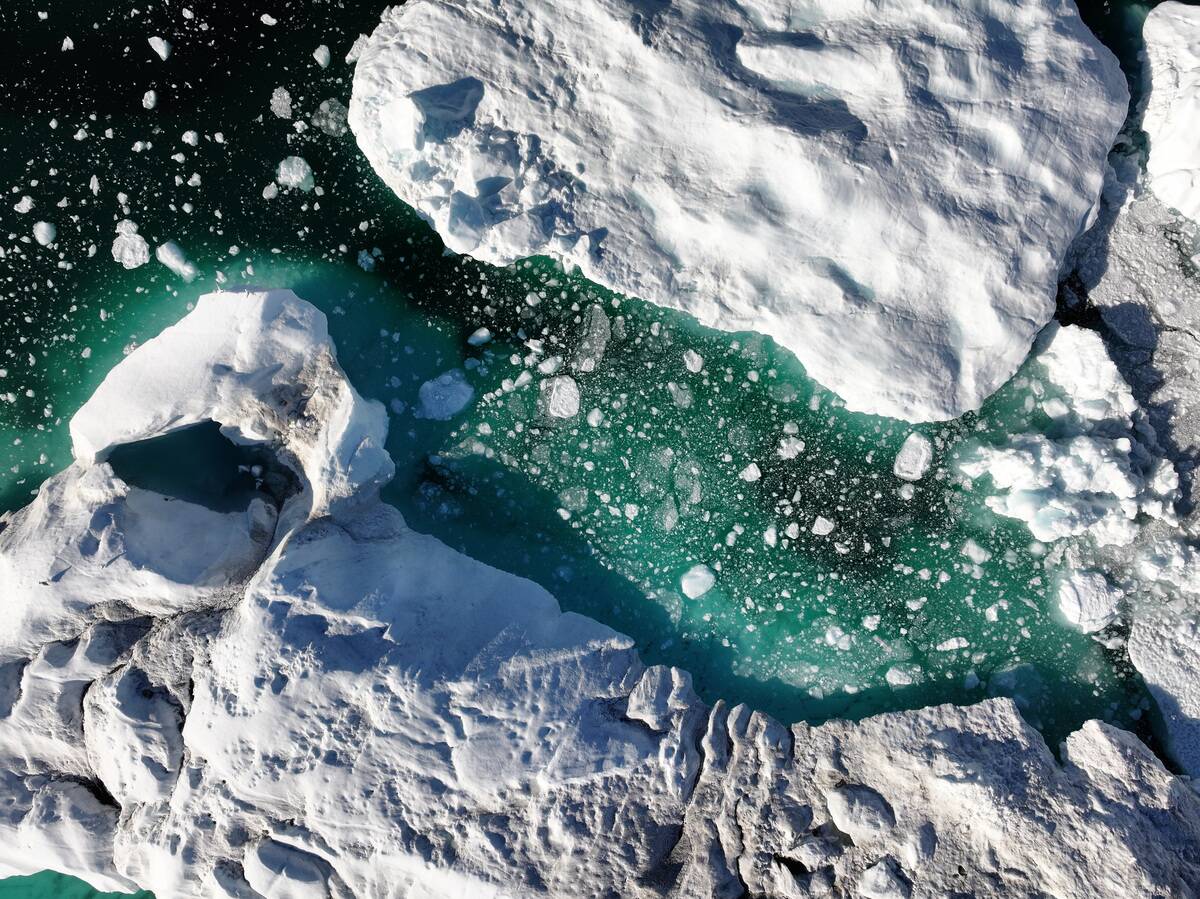 The Greenland Ice Sheet, Facing Global Warming, Is Melting