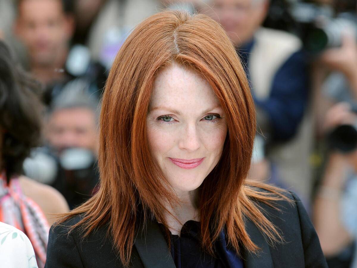 US actress Julianne Moore poses during a