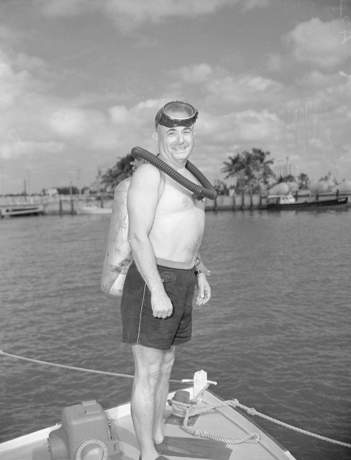 52 Year Old Lawyer Attempts Record Dive