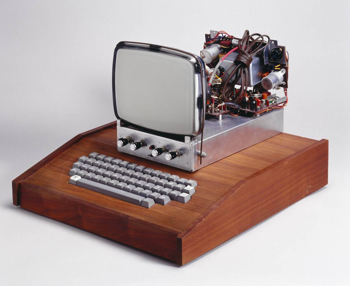 Apple I computer, 1976.