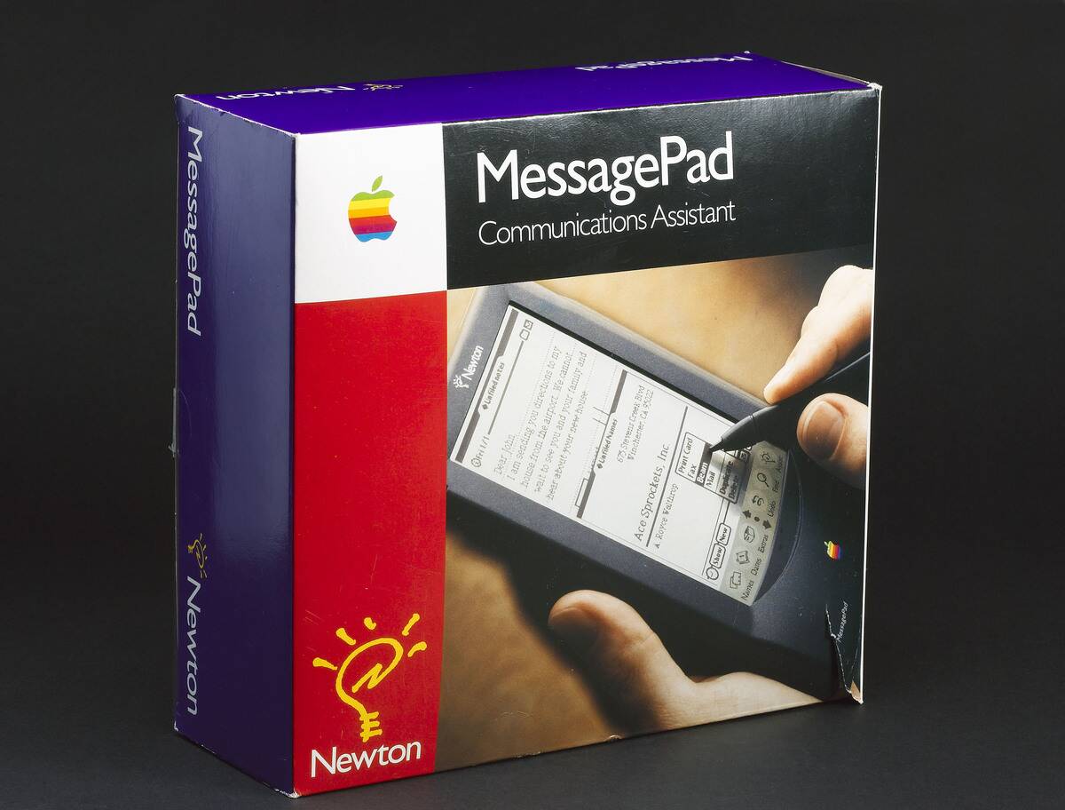 Apple Newton MessagePad box, 1993.