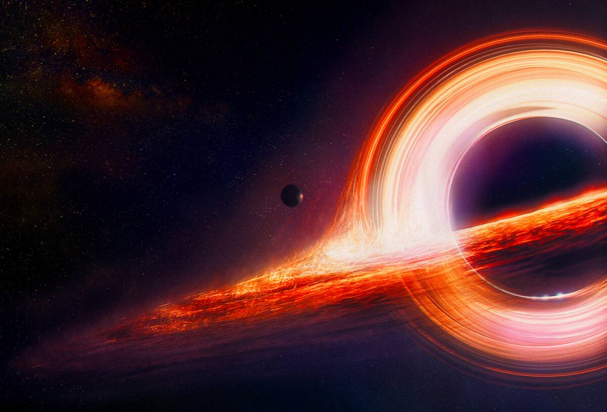 Black Hole Event Horizon Illustration