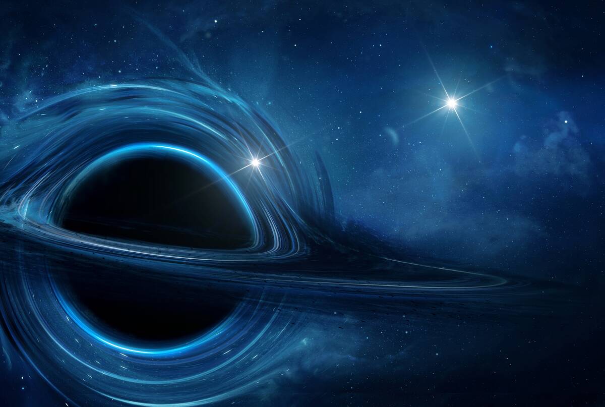 Black Hole Event Horizon Illustration