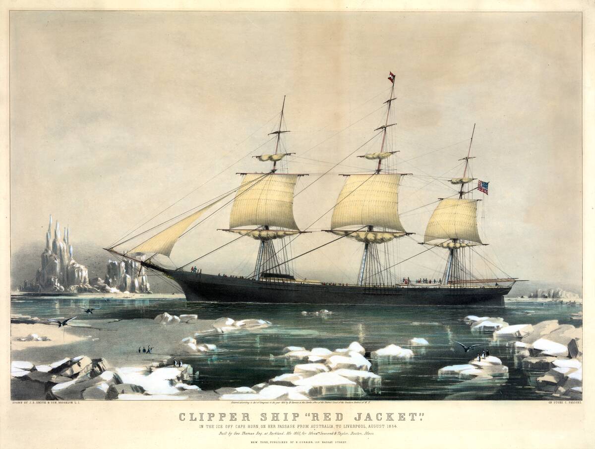 Clipper Ship By Currier & Ives