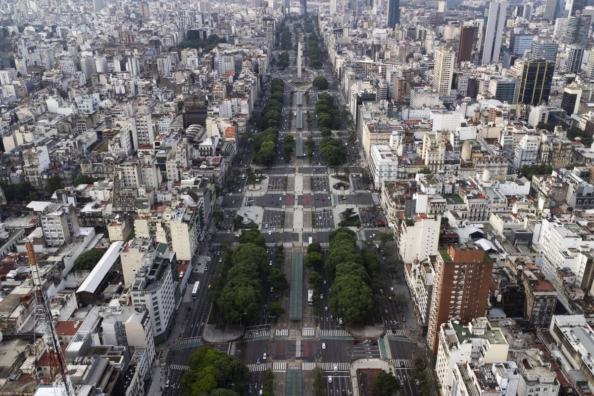 Drone View of Buenos Aires, Argentina