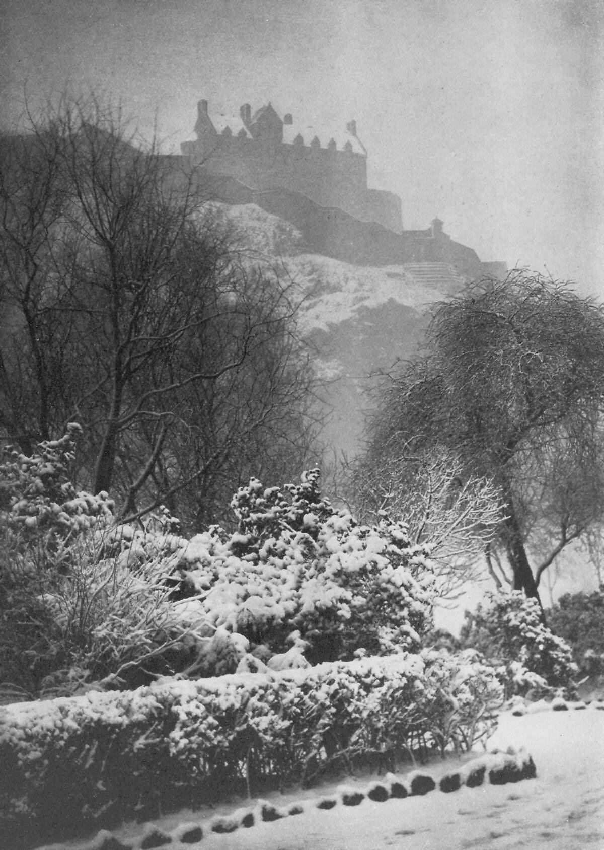 Edinburgh Castle From Princes