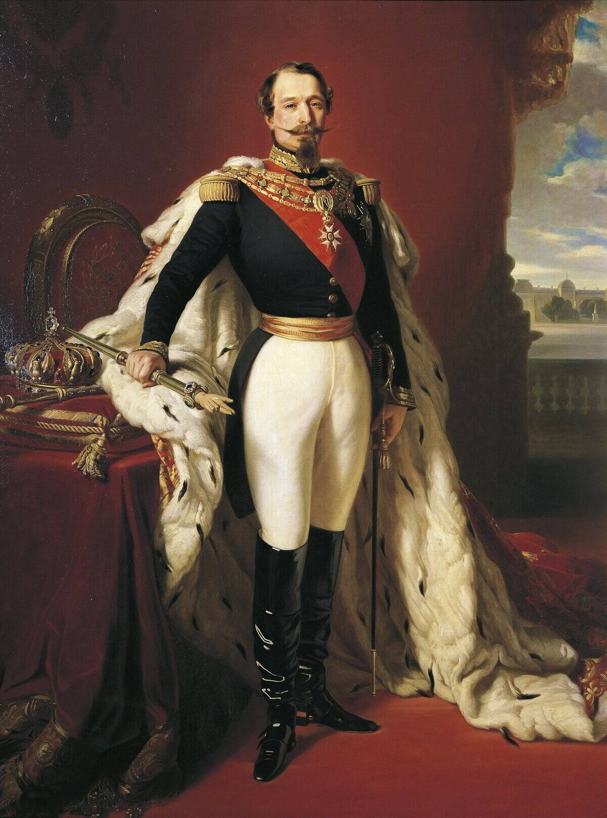 France, Portrait of Napoleon III (Louis Napoleon Bonaparte), French Emperor (1852-1870)