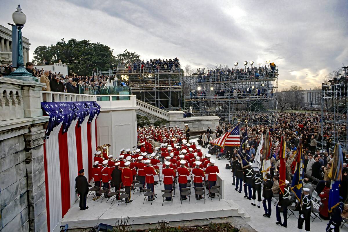 George H.W. Bush Is Sworn In As The 41st President