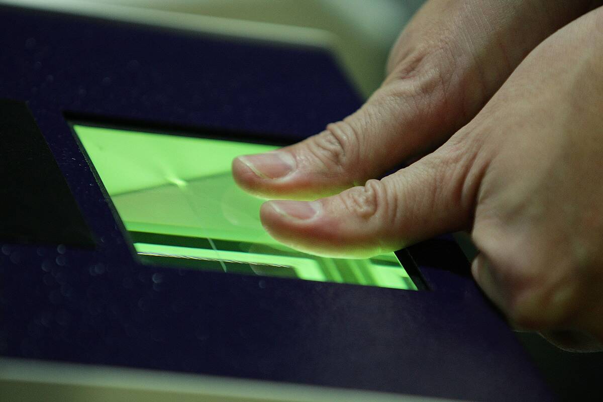 Home Office Minister Demonstrates The New Biometric Enrolment Facility