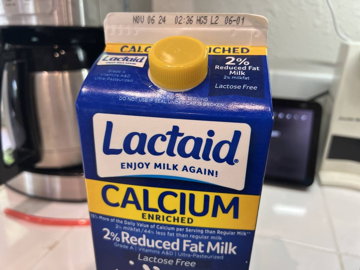 Lactaid Milk Carton