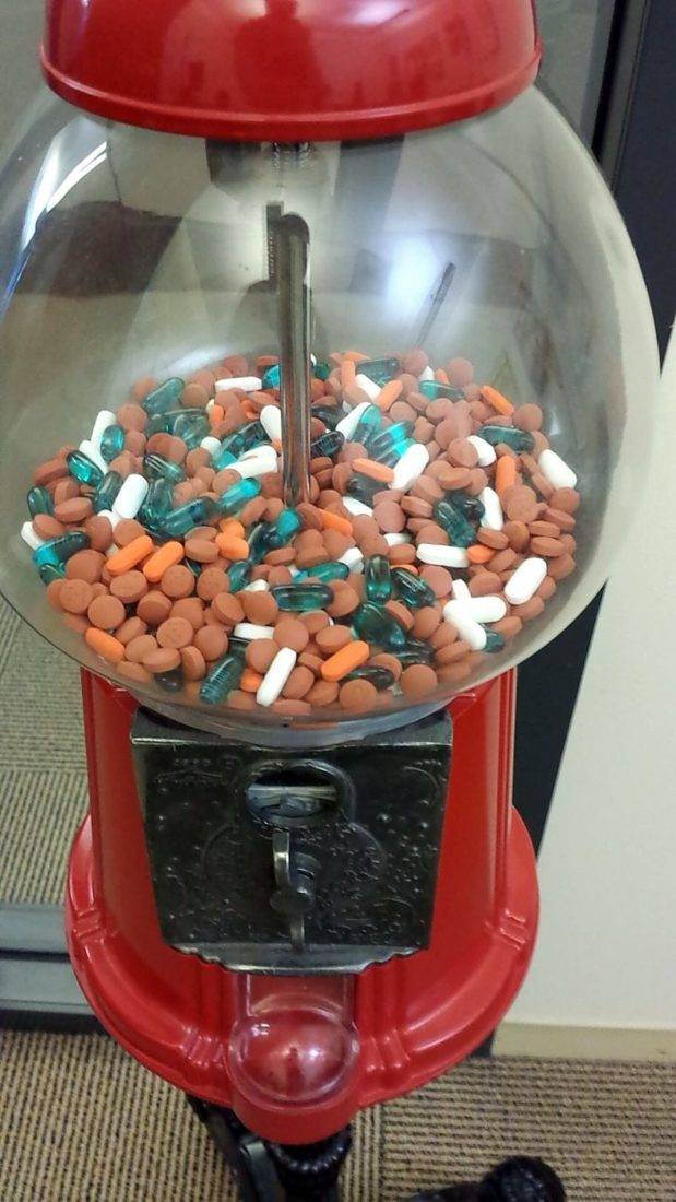 office idea vending pills